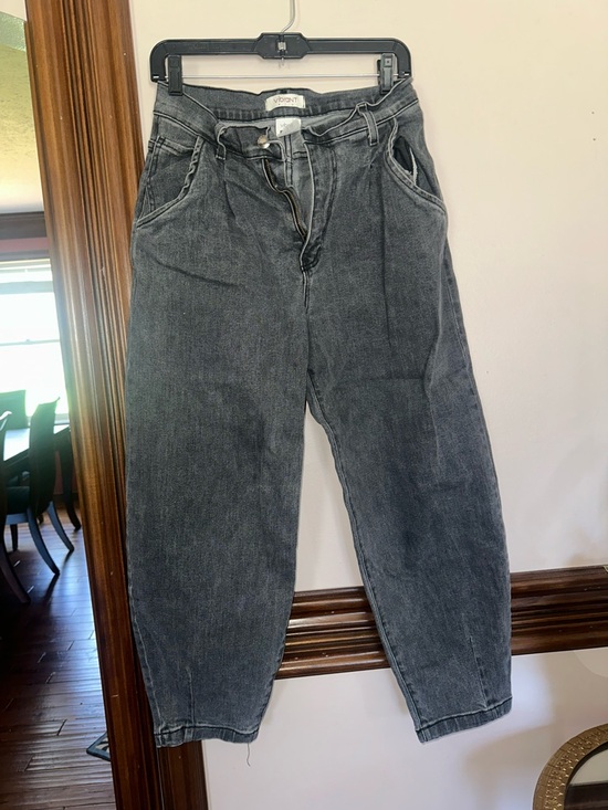 Vibrant Denim - Vibrant miu Gray Washed Denim Jeans